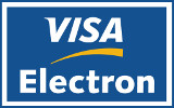 Мы принимаем карты Visa Electron Visa Electron
